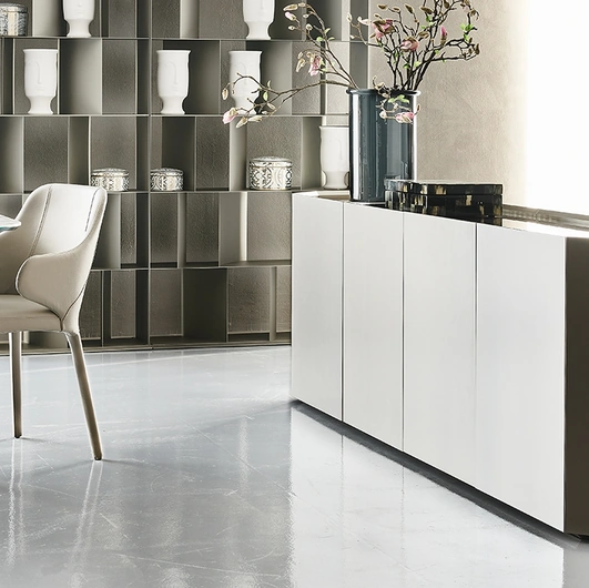 High lacquered wooden sideboard Chelsea by Cattelan Italia.