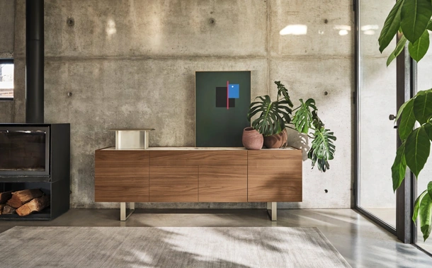 Horizon wooden sideboard by Calligaris