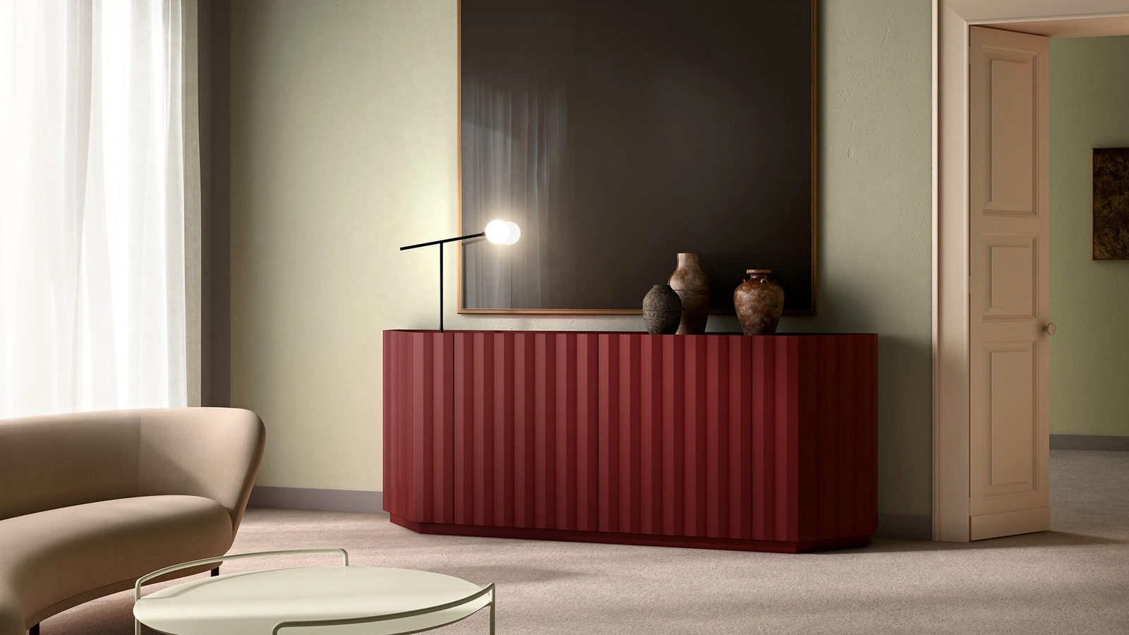 Hug lacquered sideboard by Capo d'Opera