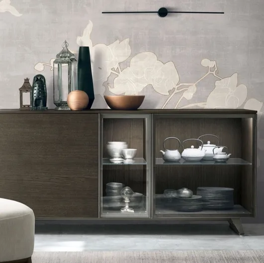 Madia Metropolis B01 in moka oak material by Tomasella.