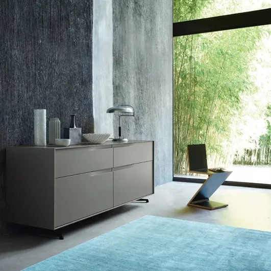 Madia Vela 01 in Slate lacquered by Sangiacomo