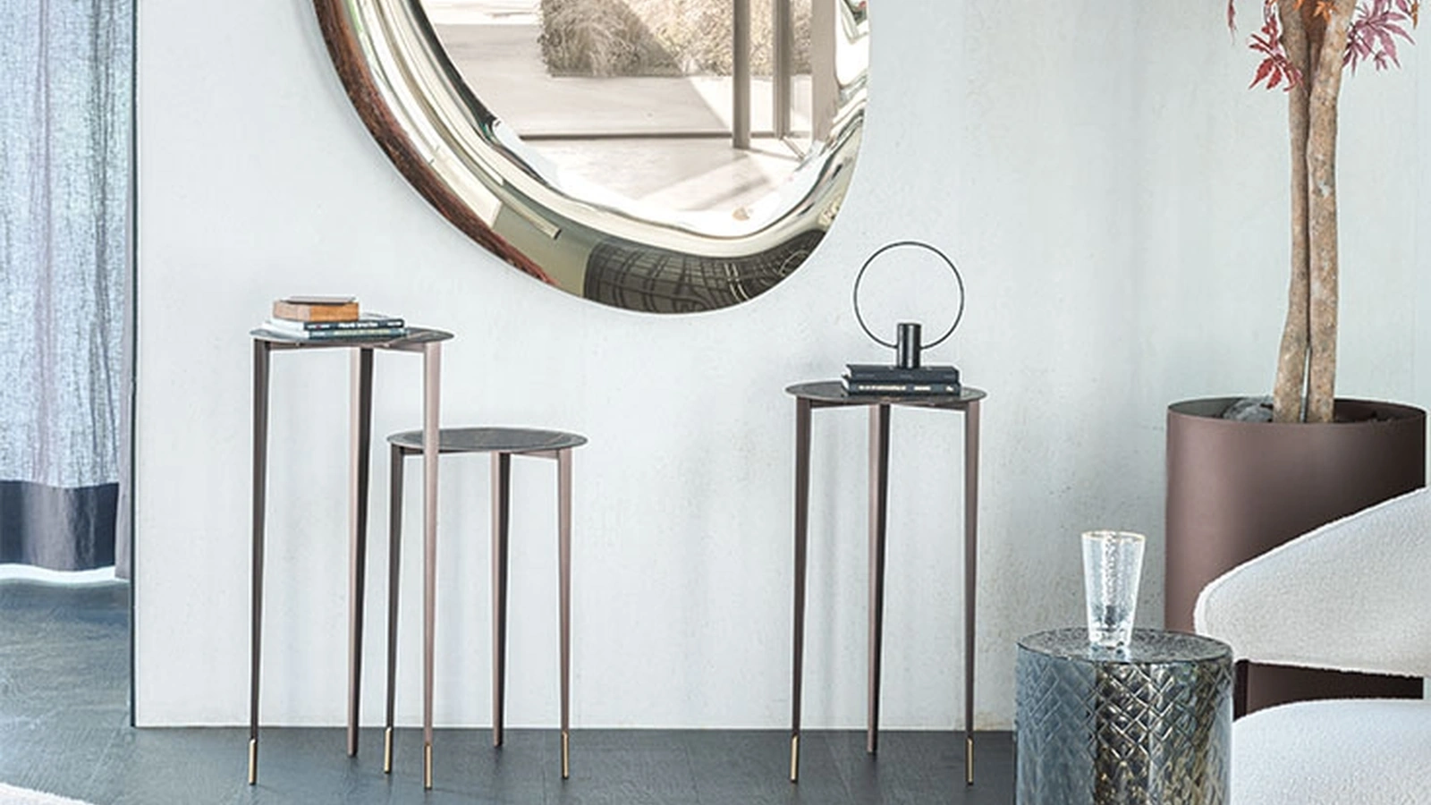 Brio Keramic modern multi-level console by Cattelan Italia