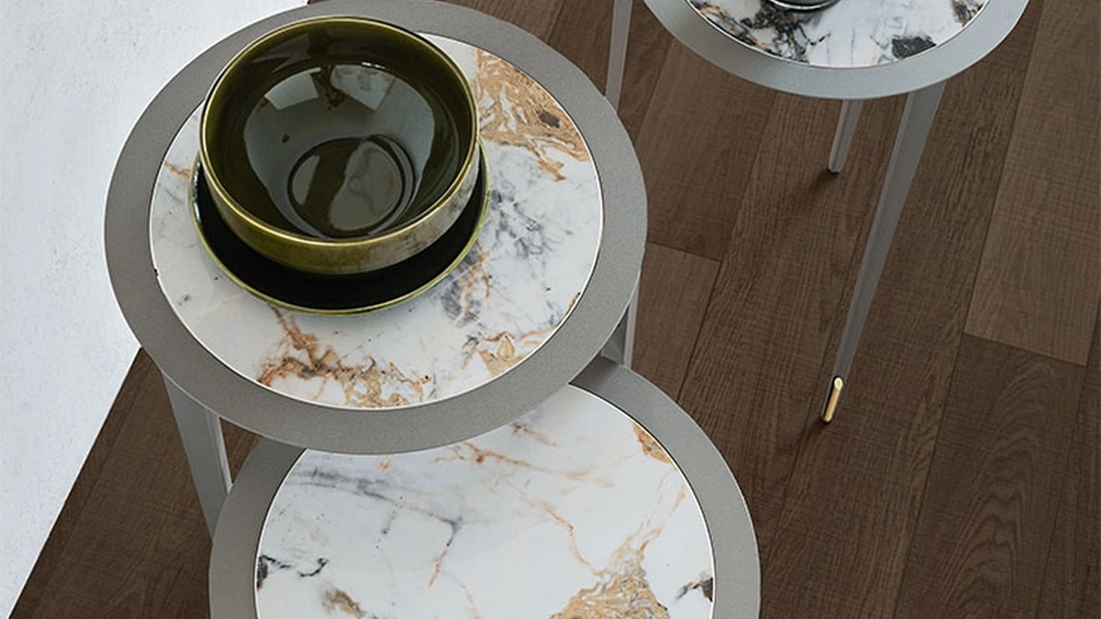 Brio Keramic multi-level modern console by Cattelan Italia