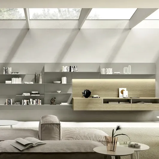 Domino Boiserie 03 wall unit by Sangiacomo