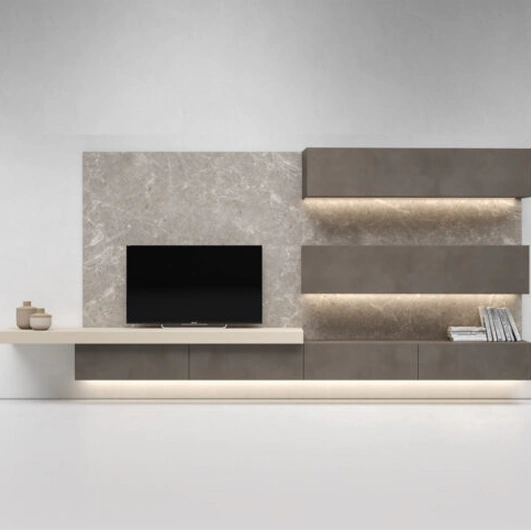 Presotto's I-ModulART H fitted wall unit.