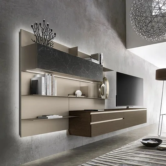 Lampo 017 Wall Unit by Sangiacomo