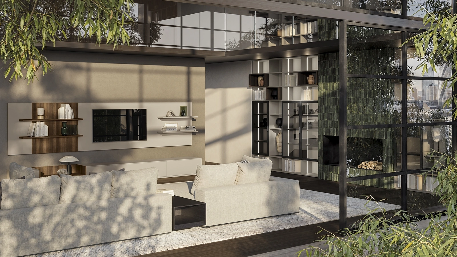 Night & Day L109 Wall Unit by Colombini Casa
