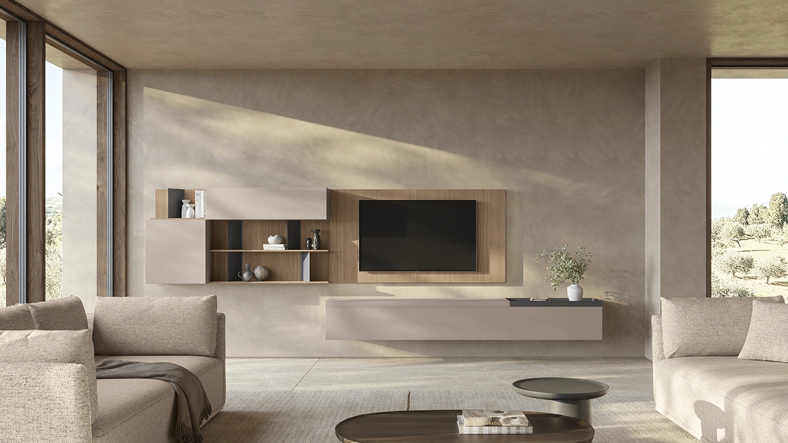 Night & Day L115 Wall Unit by Colombini Casa