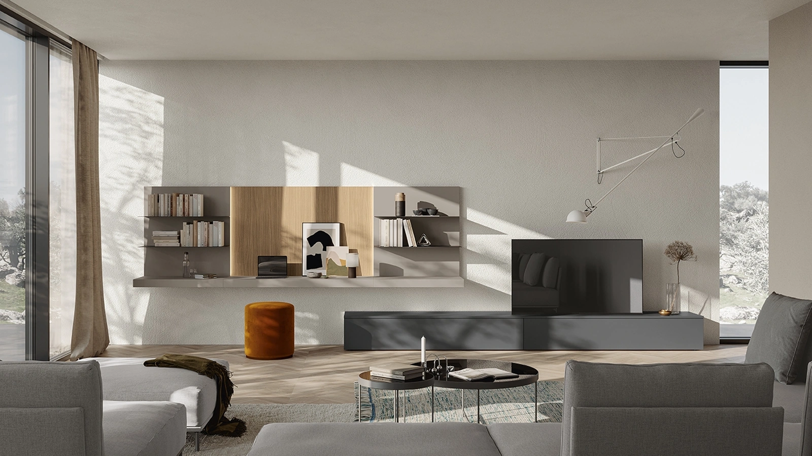 Night & Day L117 Wall Unit by Colombini Casa