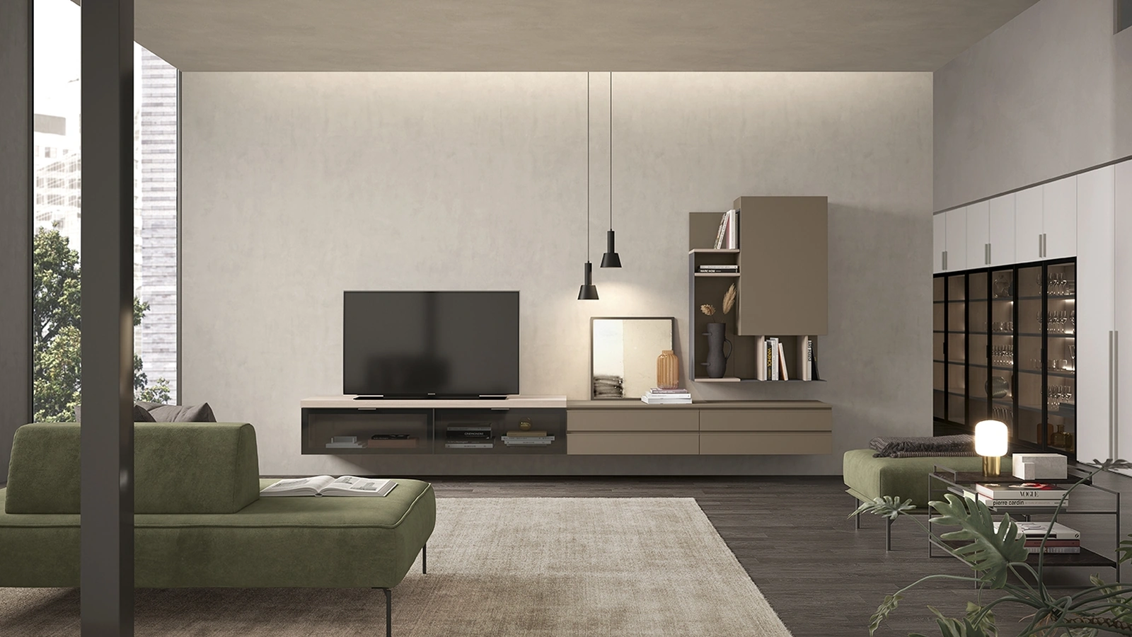Night & Day L121 Wall Unit by Colombini Casa