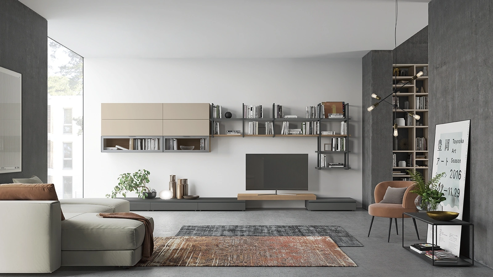 Night & Day L127 Wall Unit by Colombini Casa