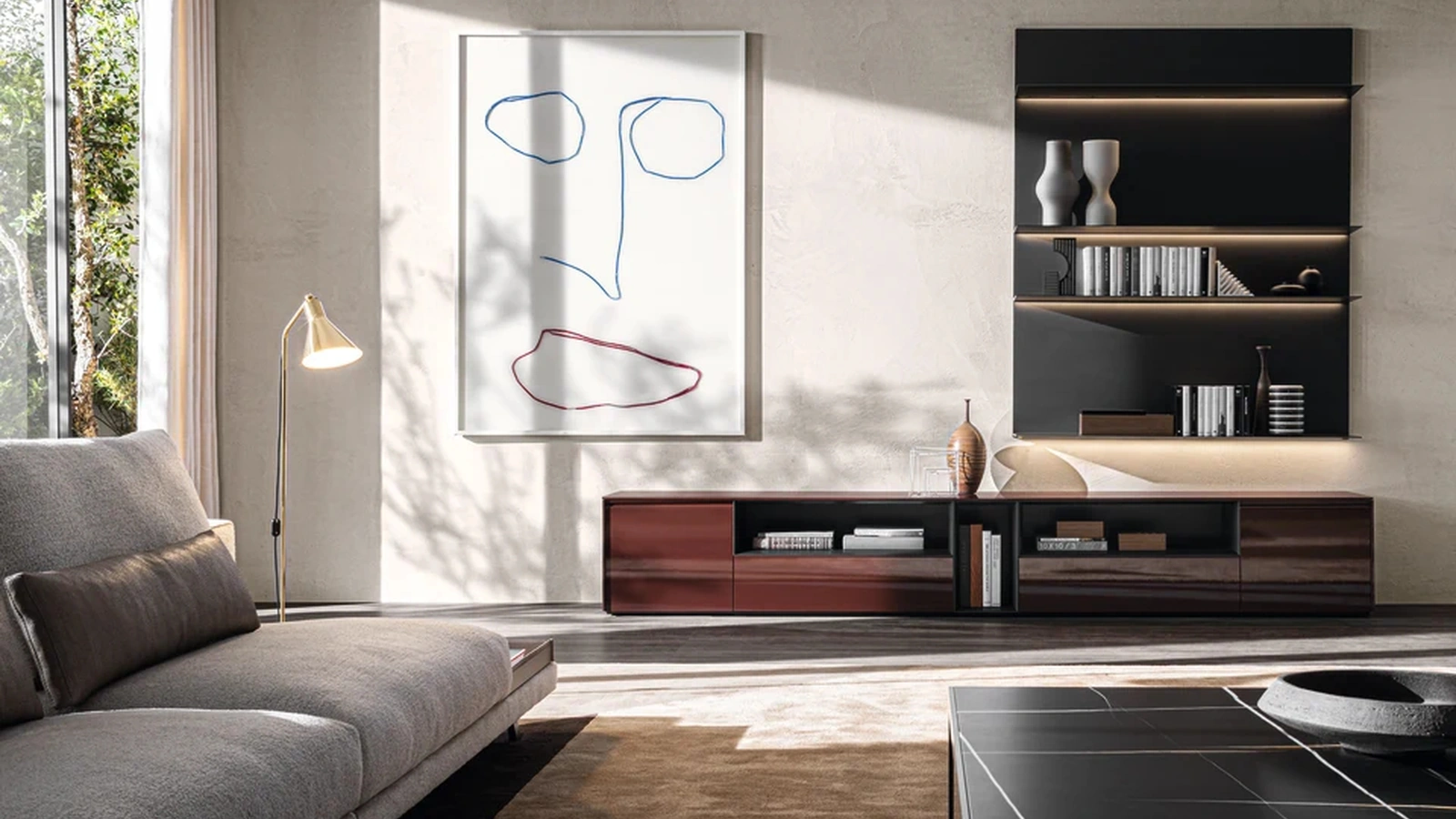 Pass Word Evolution 08 Wall Unit by Molteni & C