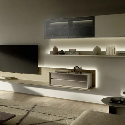 Domino 02 wall unit by Sangiacomo