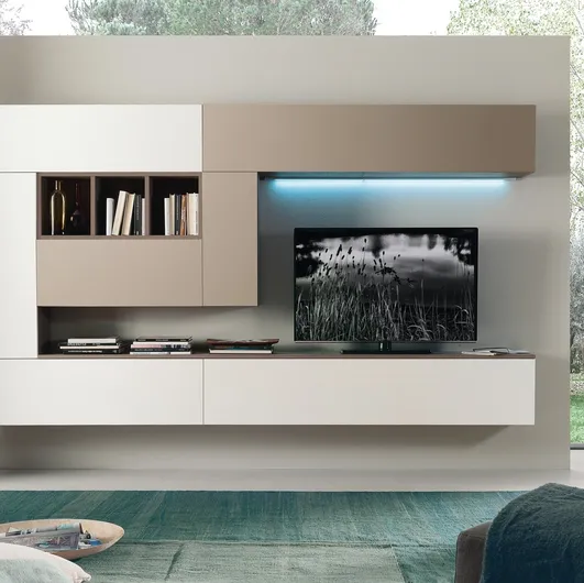Suspended wall unit Soft Futura 02 by S75.