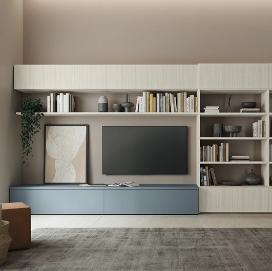 Wall unit Volo A001 by Colombini Casa