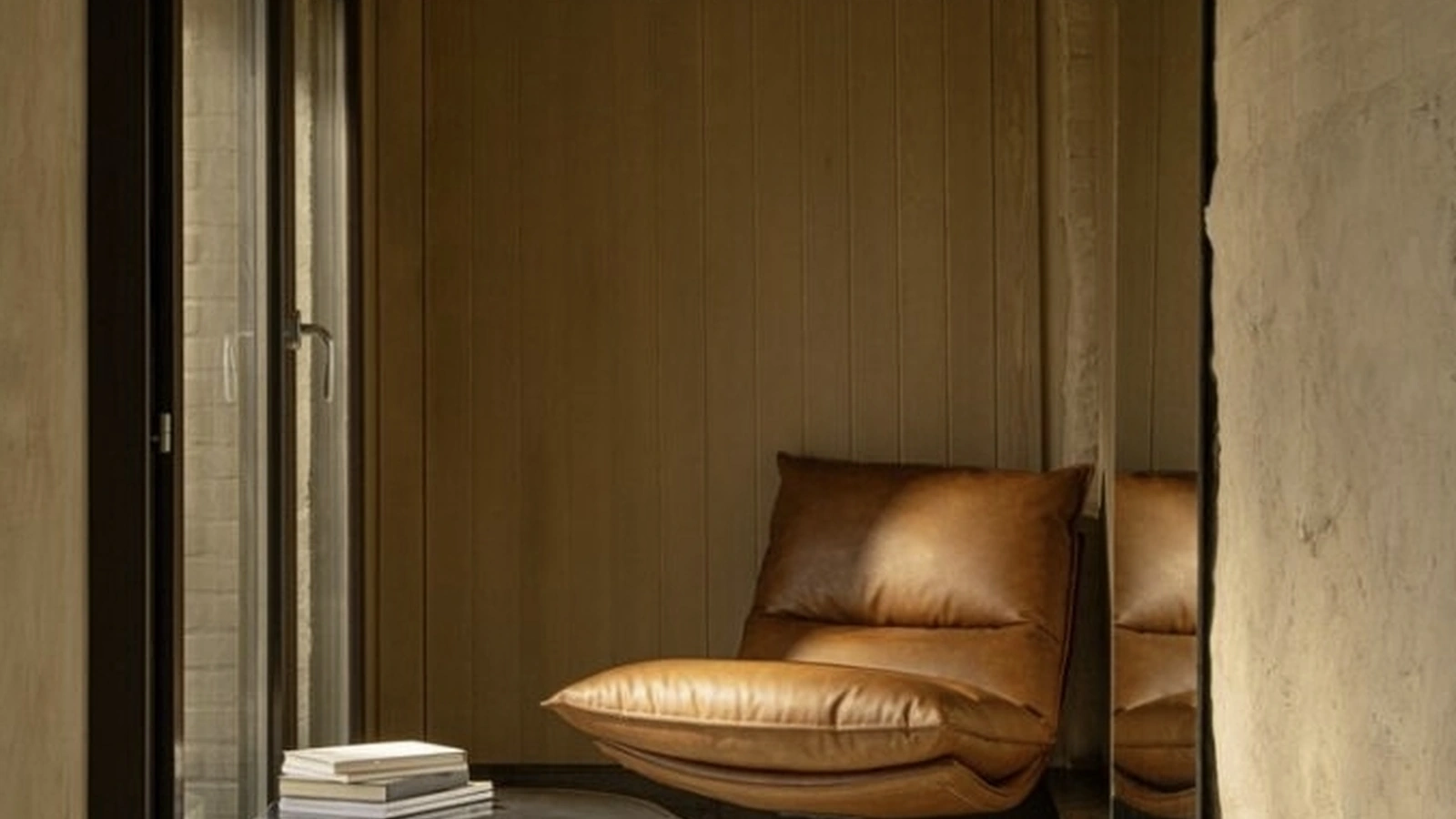 Alanez leather armchair by Bizzotto