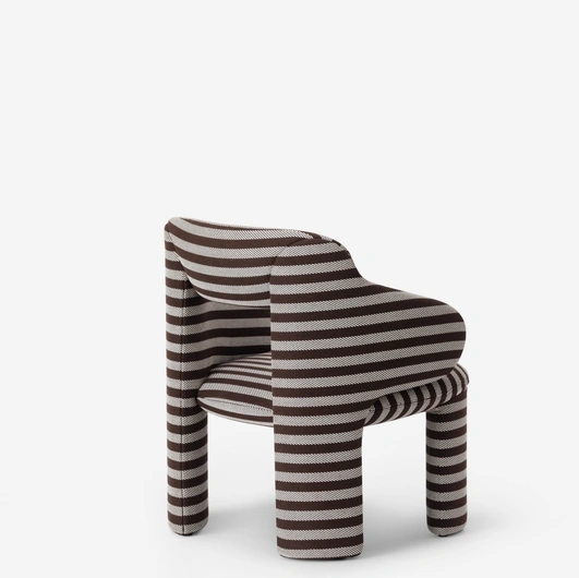 Amiona upholstered pouf by Miniforms