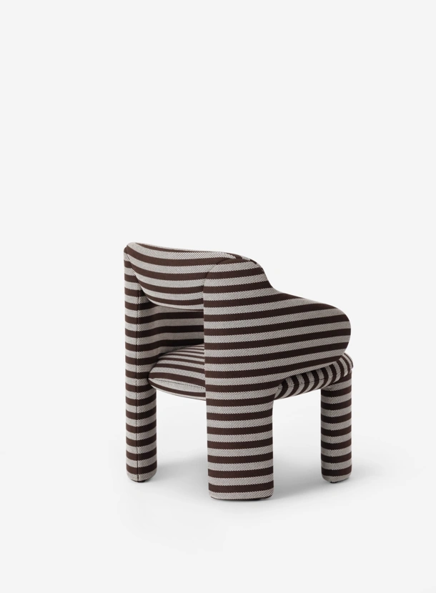 Amiona upholstered pouf by Miniforms