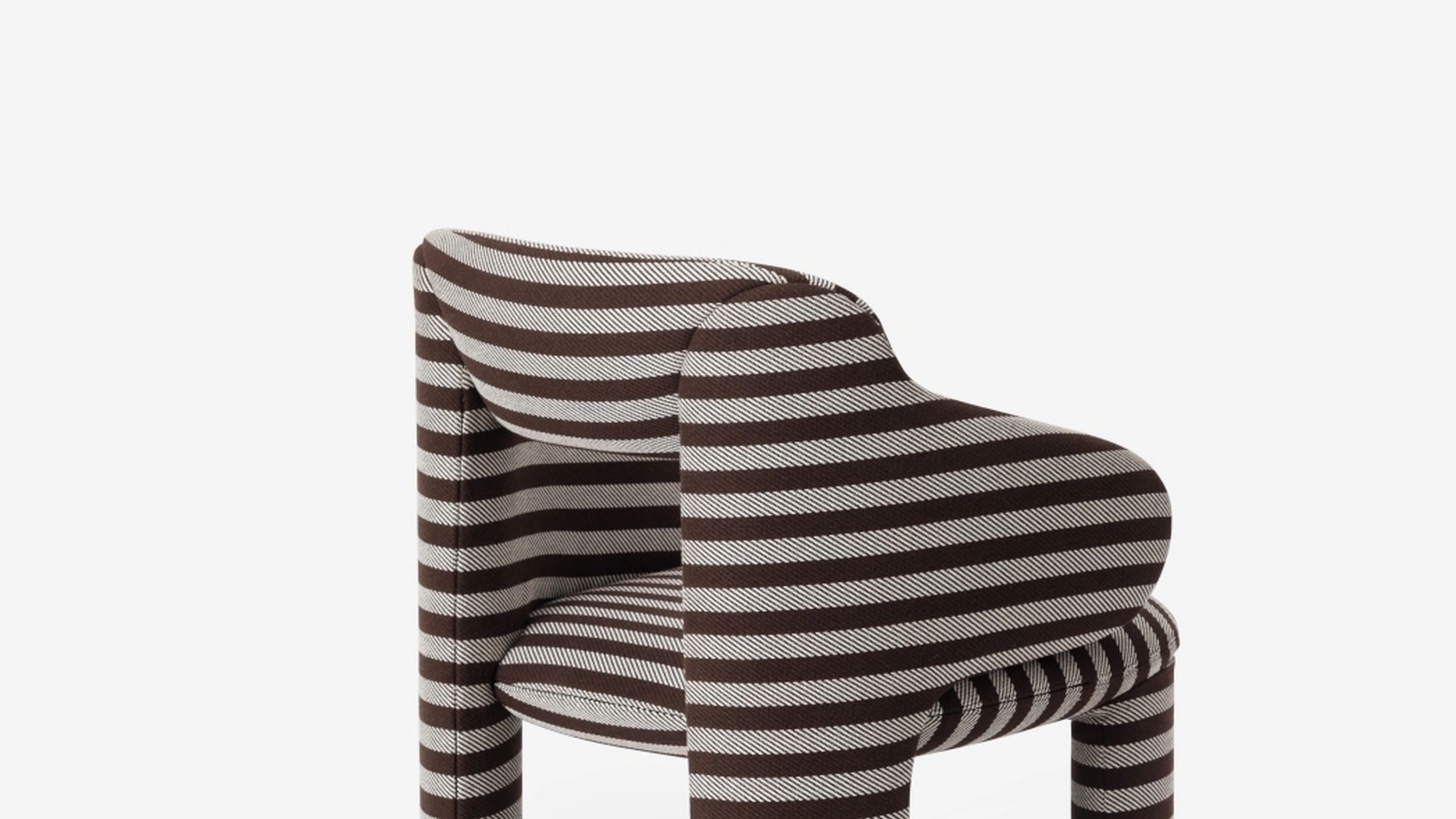 Amiona upholstered pouf by Miniforms