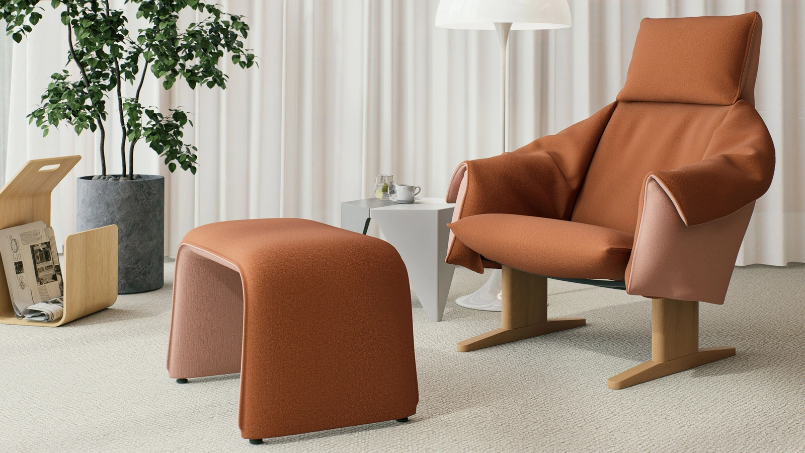 Vitra Bascule Highback & Bench Armchair