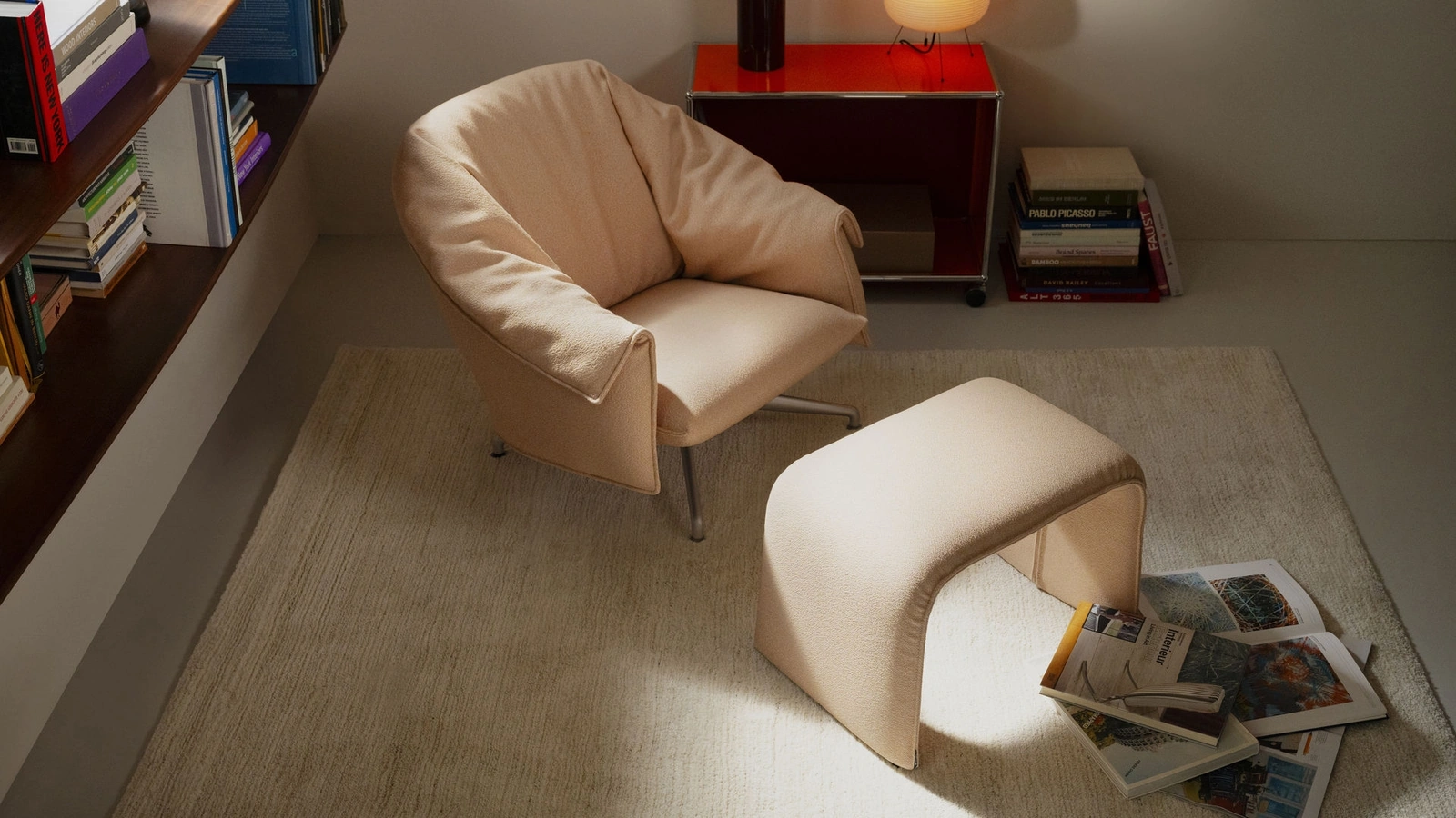 Vitra Bascule Lowback Armchair