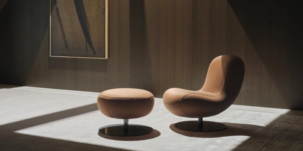 Bosco Design Armchair by Molteni & C