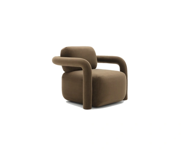 Hairpin fabric armchair by Ditre Italia