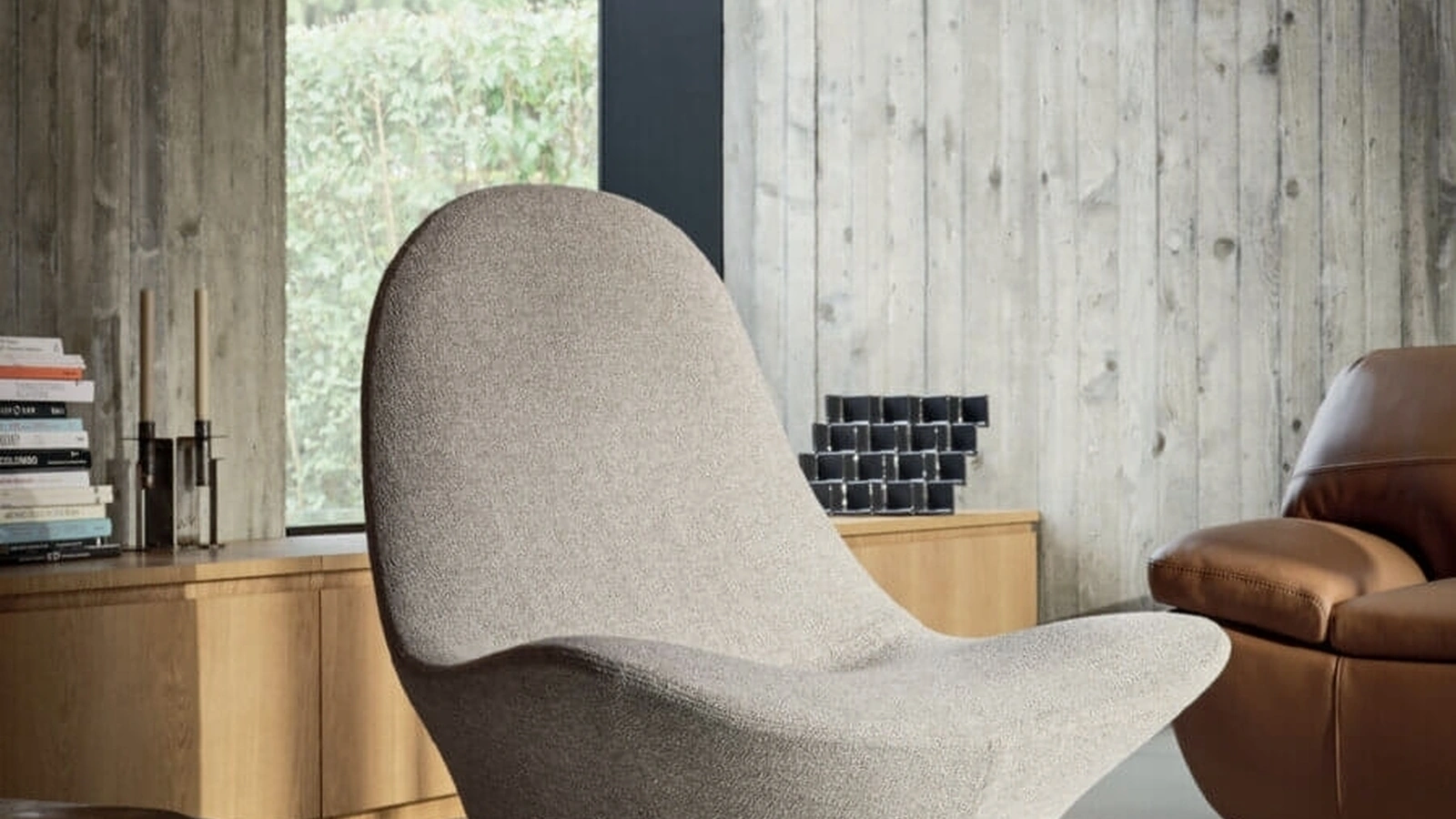 Manta Armchair in Padded Fabric by Ditre Italia