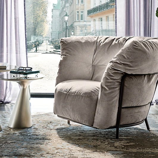 Margaret fabric armchair by Cattelan Italia