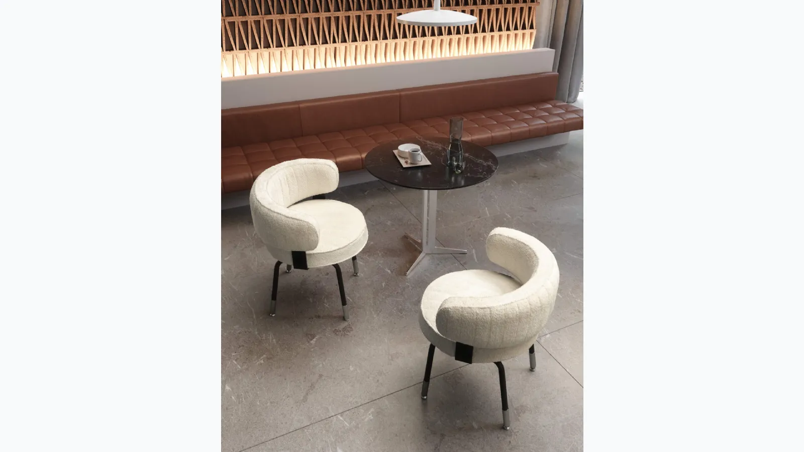Miss fabric armchair by Valentini