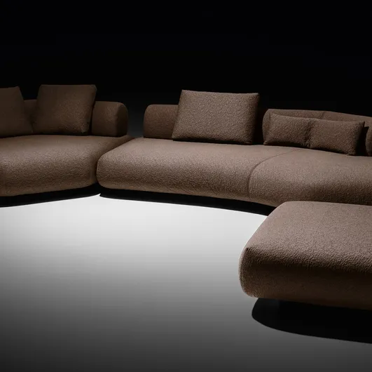 Brió upholstered fabric modular sofa by Twils