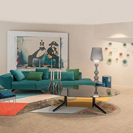 Kartell's Wide Ottoman Sofa