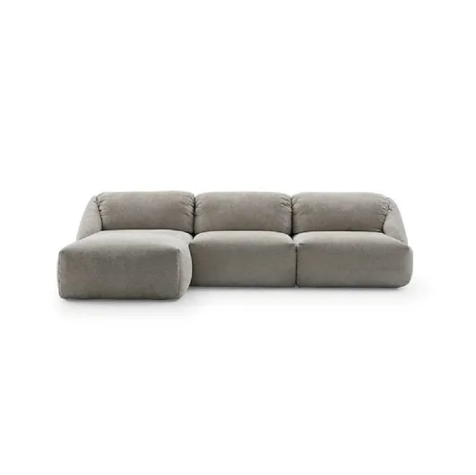 Fabric sofa with peninsula Mellville by Ditre Italia.