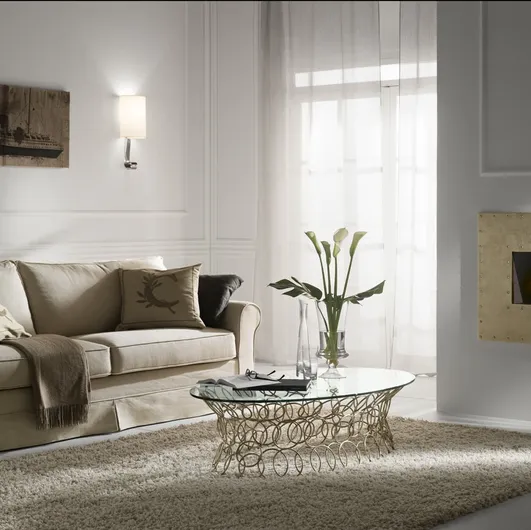 Sofa bed in Rivoli fabric by Cantori