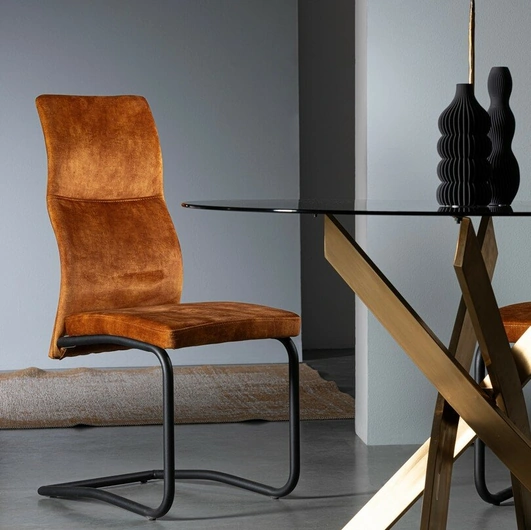 Thelma velvet chair by Bizzotto