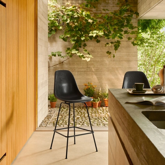 Eames Fiberglass Stool Medium by Vitra.