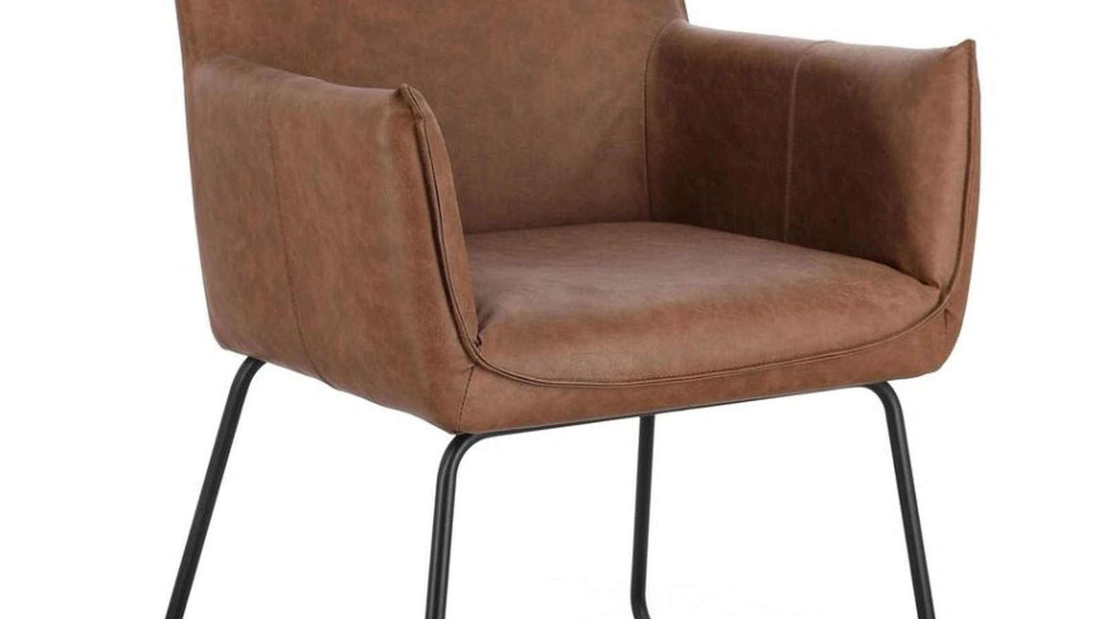 Evelyn chair in leather by Bizzotto