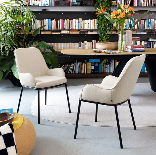 Flair Upholstered Chair by Connubia