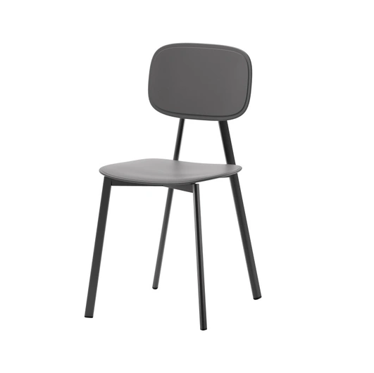Future Chair in polypropylene with a metal frame by Veneta Cucine.
