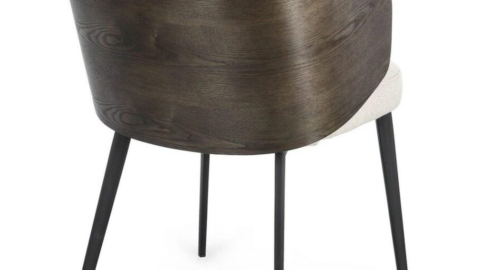 Kinsley light upholstered fabric chair in ash by Bizzotto