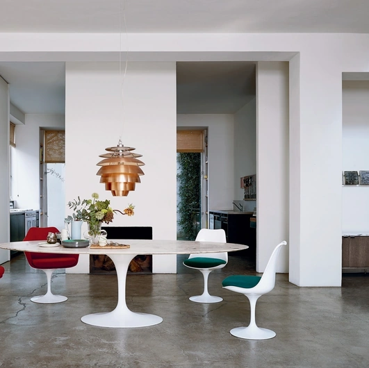 Tulip Chair in fiberglass by Knoll