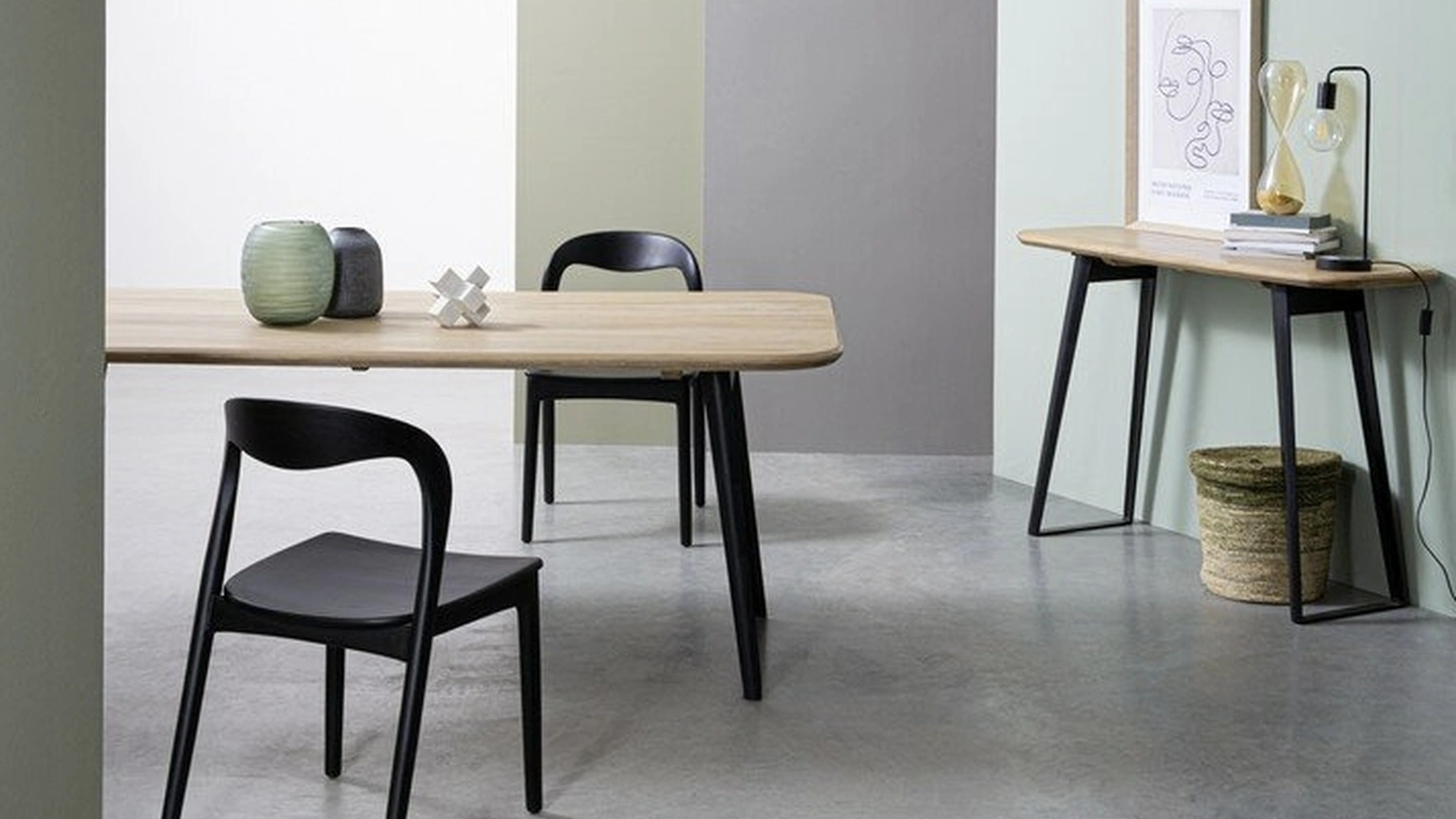 Miley black chair by Bizzotto