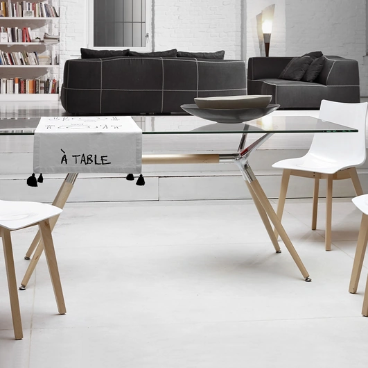 Scab Design's Natural Zebra Antishock chair in polycarbonate.