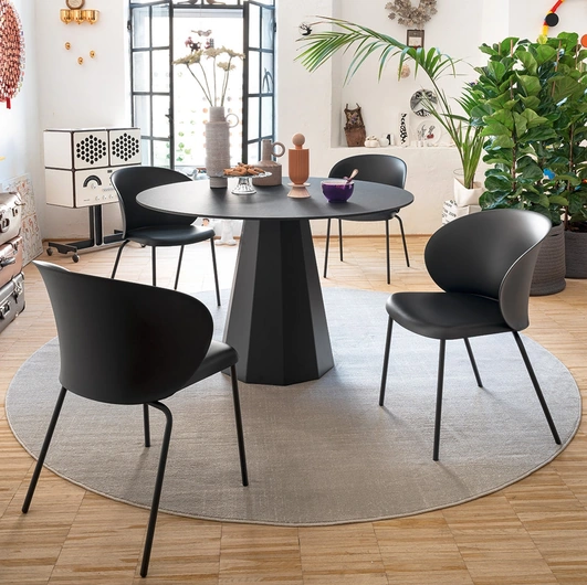 Polypropylene chair Tuka PL by Connubia