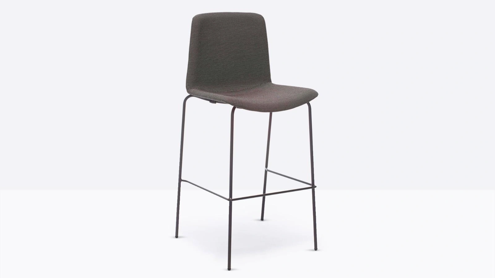 Tweet fabric stool by Pedrali