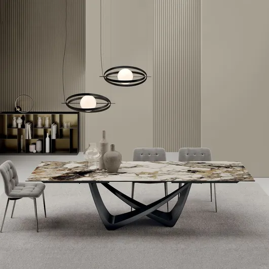 Extendable Bach table by Bontempi