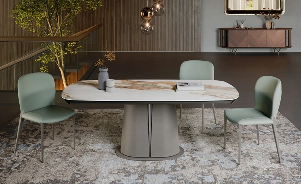 Gotham Keramik Drive extendable table by Cattelan Italia