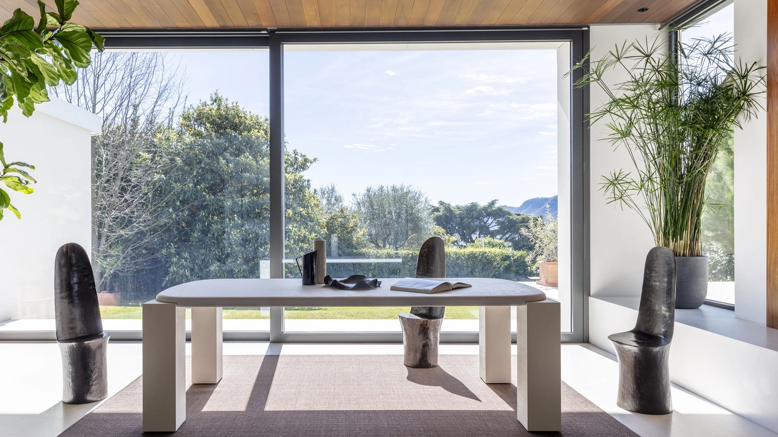 Hero Table with stone-effect finish by Mogg