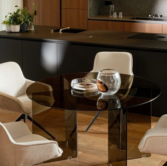 Iride Ambra Table by Bizzotto