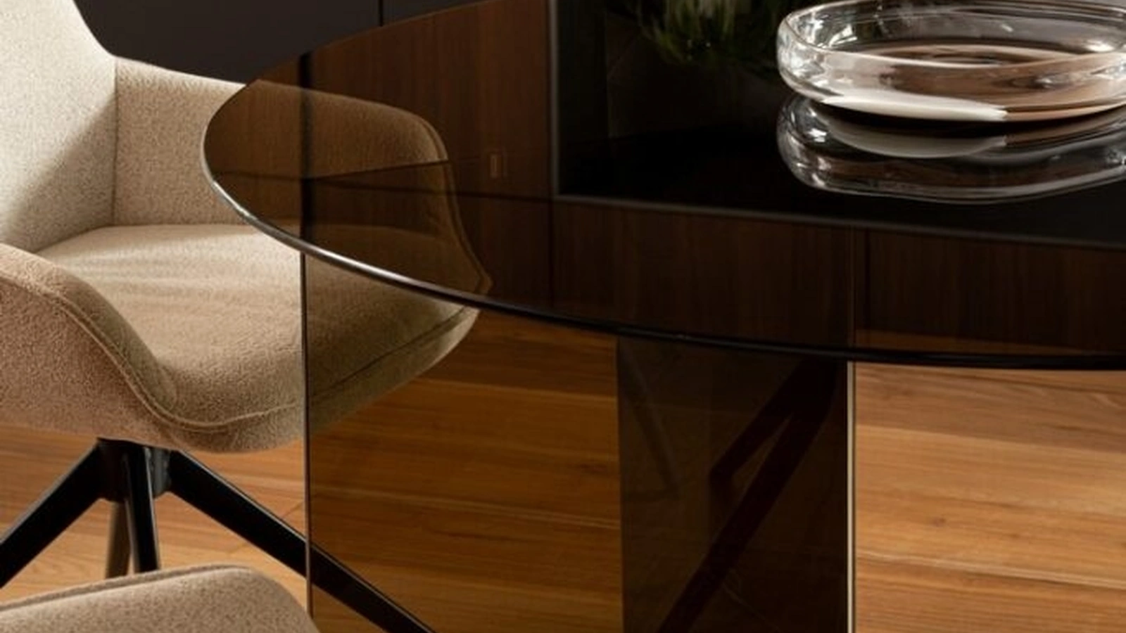 Iride Ambra Table by Bizzotto